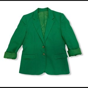 Kelly Green Vintage Blazer Size Large